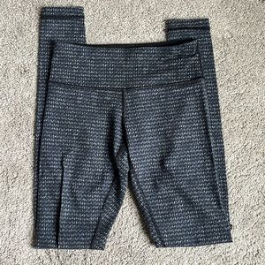 lululemon patterned leggings - size 4